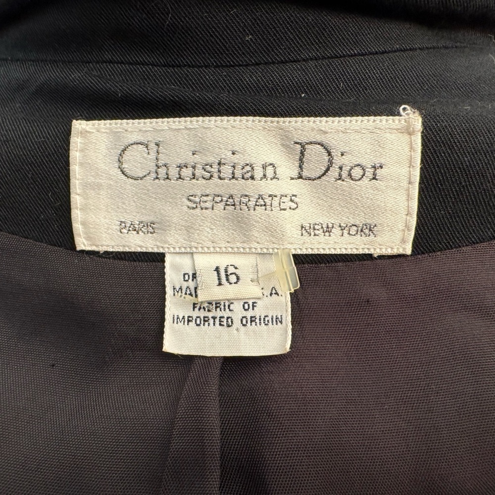 Black Double-Breasted Blazer